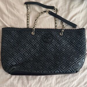 Tory Burch Black Quilted Shoulder Bag